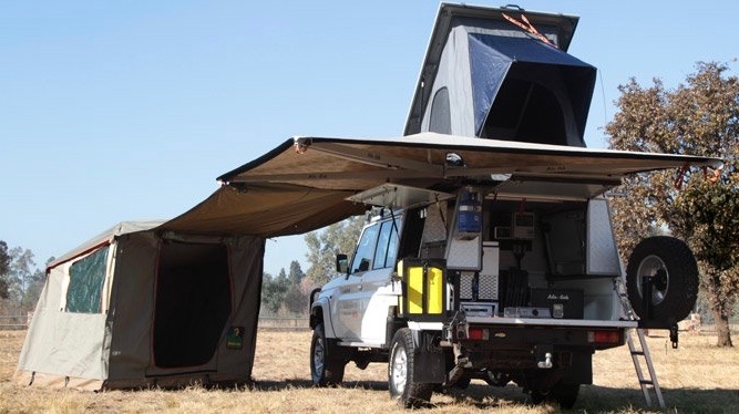 Toyota Landcruiser Double Cab 4x4 Luxury Safari Camper