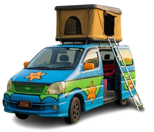 Mystery Machine 3 Rooftop Tent