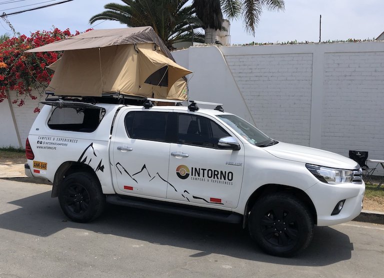 Toyota Hilux with Roof Tents